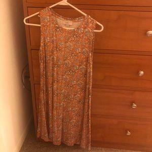 Loft shift dress with floral pattern